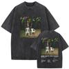 Washed Vintage Rapper Bad Bunny Debi Tirar Mas Fotos DTMF Graphic T Shirt Men Women Fashion Pop Music T-shirt Streetwear
