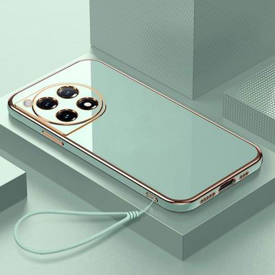 Do etui OnePlus 12, etui OnePlus Ace3, etui na telefon 1+ 12R ACE Pro 1+ 11R 11 10T 10R ACE2 10R 11, tylna pokrywa, luksusowe kwadratowe platerowanie