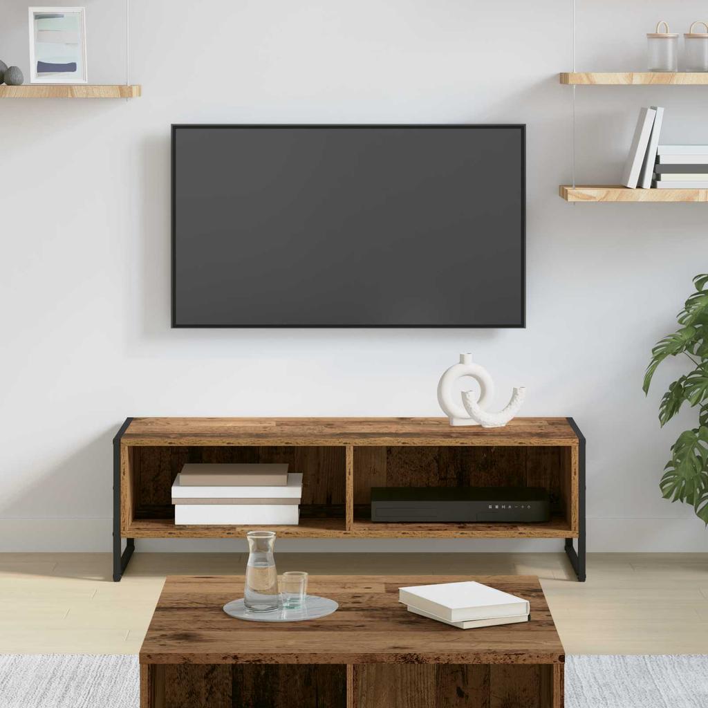 Vintage Wood TV Stand 100 x 36.5 x 30.5 cm Engineered Wood