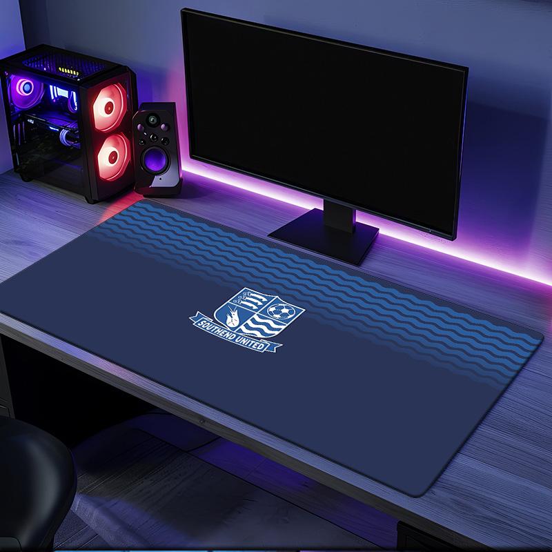 Southend Crest Design Mouse Pad, Rubber Base, Mouse Pad for Gamers and Office Use, Gaming Desk , Easy To Clean Mat Christmas fan gifts