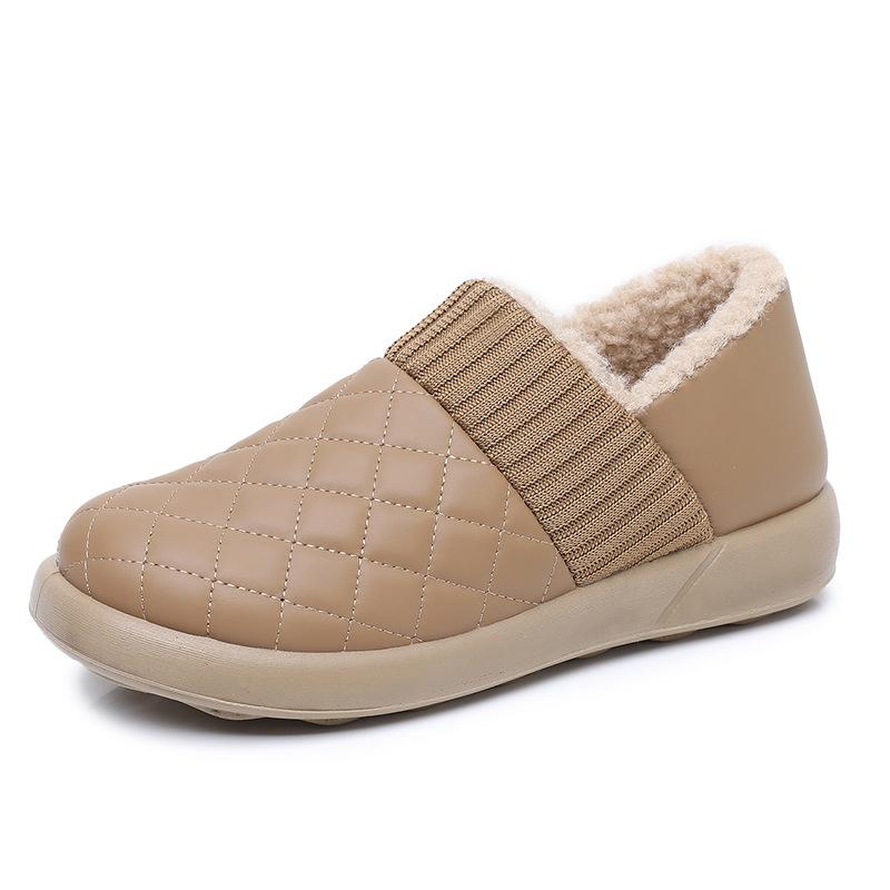 

Женские зимние теплые мокасины на платформе, удобные лоферы с пушистой плюшевой подкладкой, нескользящие домашние тапочки, обувь для ходьбы из искусственного меха для женщин 41