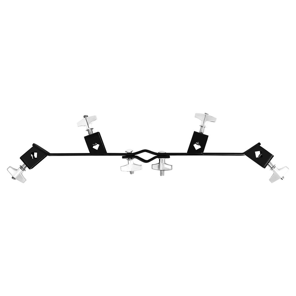 IRIN Band Cowbell Tripod-Holder Made of Premium Carbon Steel Multi-Clamp Stand for Drum Set Universal Percussion Instrument Part