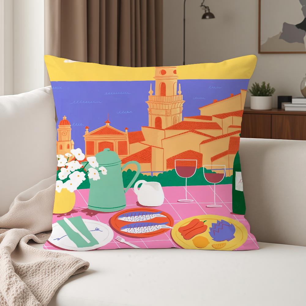 Art GGisele Murias Pillow Case Suitable For Bedrooms Living Rooms Cars Home Decoration