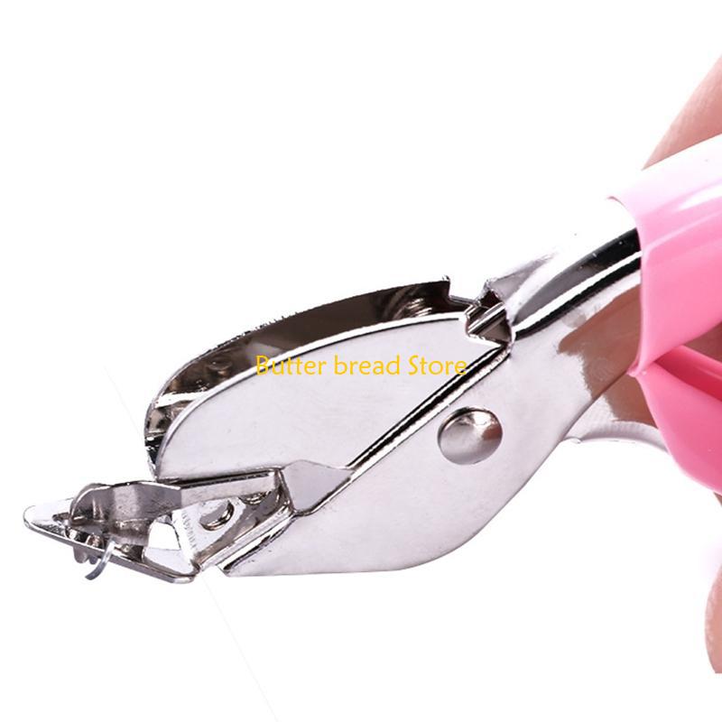 W89C Safety Handheld Staple Remover No Paper Damage School Stationary for Women Men