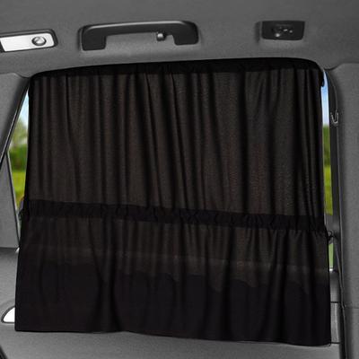 Lot de 2 rideaux de confidentialité pour voiture, pare-soleil, fenêtre latérale, rideau à ventouse, tissu chauffant, protection UV, accessoires universels pour intérieur de voiture