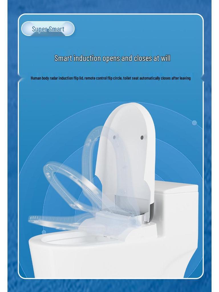 Uniwersalna Inteligentna Elektryczna Deska Sedesowa z Pilotem - Kształt U, Natychmiastowe Ogrzewanie i Kompatybilność z Kształtem V