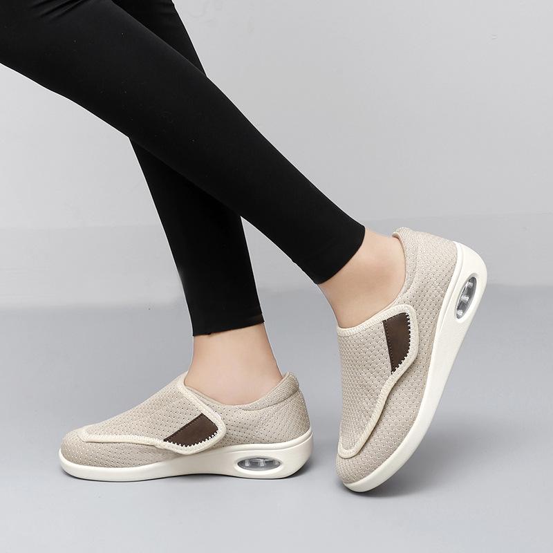 2025 Damen Atmungsaktive Mesh-Laufschuhe für Mittelalte und Ältere – Lässig, Abriebfest, Dicke Sohle.