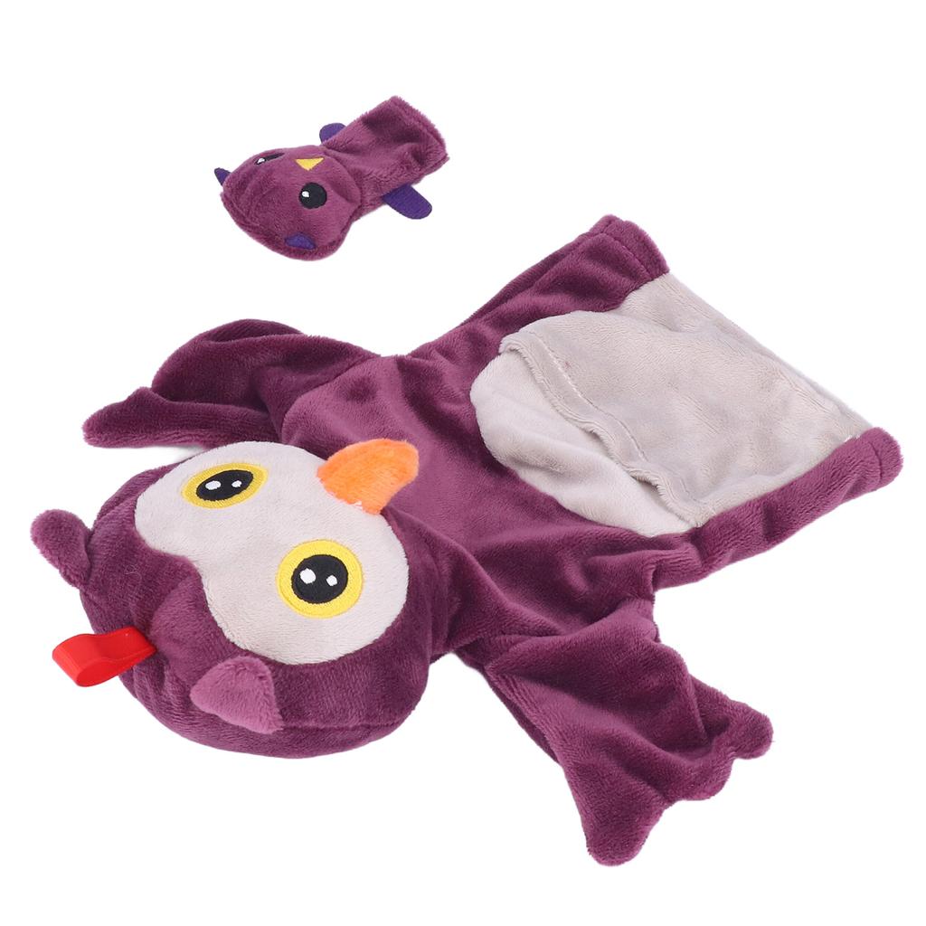 Hand Puppet Parent Child Interaction Plush Cartoon Animal Owl Hand Puppet Toy Doll