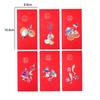6PCS Vintage Luck Money Envelopes Chinese Style Money Pocket New Year Red Envelope  Chinese New Year