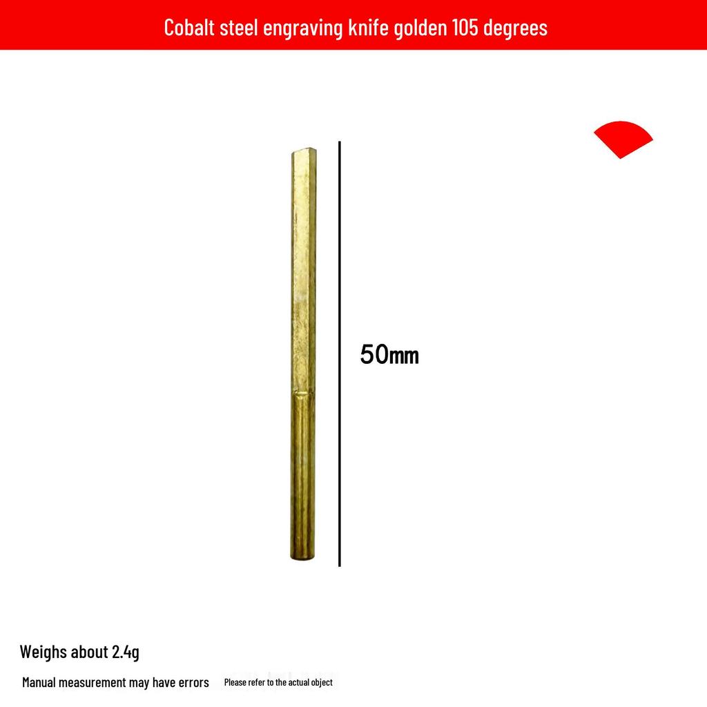 Cuchillo Rectangular Rombo de Acero al Cobalto para Grabado DIY Máquina Neumática de Grabado de Joyería de Oro y Plata