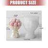 Food Grade Silicone Candle Mould For Tulips Bouquet Aromatherapys Craft Tool for Family Activity and Weddings