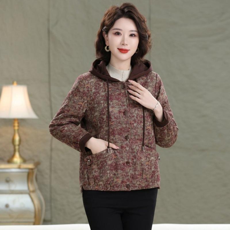 Small Autumn and Winter Coat Fleece Thickened Clothes Winter Jacket Women