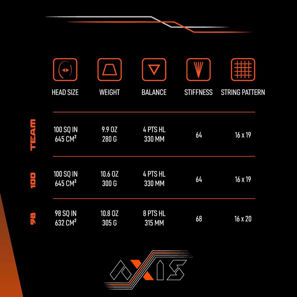 Diadem DIADEM Tennisschläger Axis 100 AXIS 100 TAA017 G2