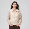 Women's Stand Collar Sleeveless Down Vest Loose Fit Commuter Style Down Waistcoat