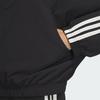 Adidas FW24 Woven Jacket 3-Stripes Series Pilot Sports Casual Hooded Zip Long Sleeve Jacket Women Jackets Black JN0757