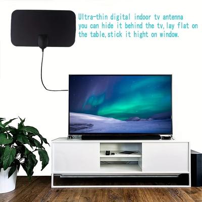 4K 1080p for Smart TV Smart TV Antenna Digital TV Antenna 2025 Latest Portable HD Antenna Indoor Support