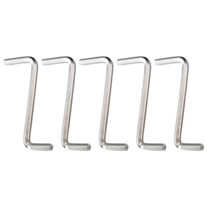 Rustproof Double Head Hex Key Wrench Spanner 6mm to 5mm & 5mm to 4mm For Enhancing Durability And Corrosion Resistance
