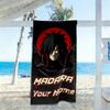 Naruto Character Customized Name Beach Towel Super Soft Microfiber Quickdry Fabric Suitable for Swimming Gym Camping Yoga Vacation