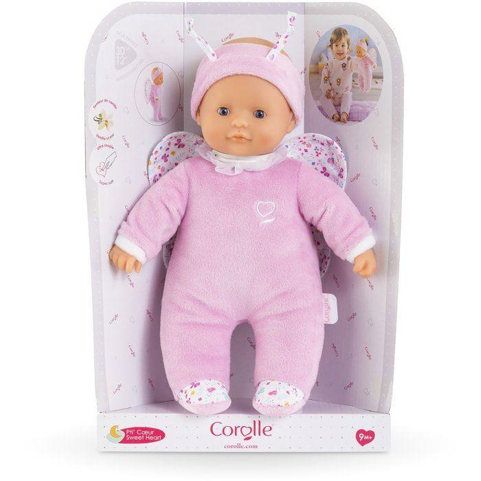 Mon Doudou - COROLLE - Pti' Coeur Papillon - 30 cm - Senteur vanille