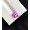 7 Cts Natural Pink Kunzite Certified Asscher Cut Kunzite Loose Gemstone