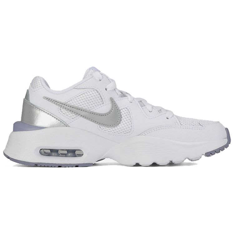 Nike Zapatillas Air Max Fusion Blanco Platino Metálico para Mujer CJ1671-105