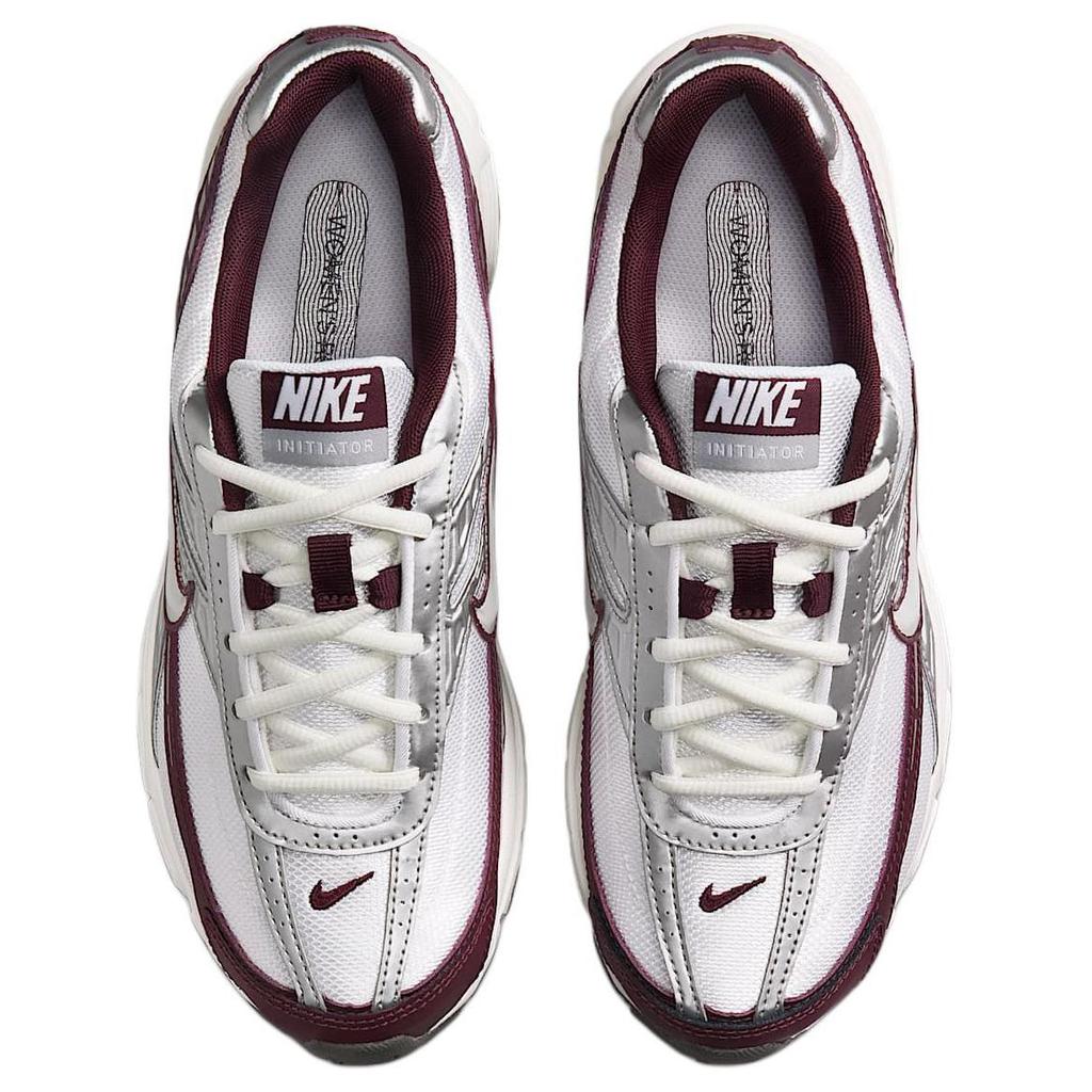New Nike Initiator Abrasion Resistant Shock Absorbers Low Top Casual City Commute Running Shoes Women's White Red IB4688-111