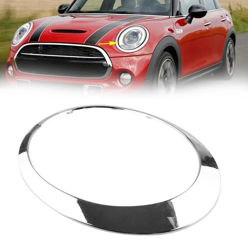 Bil Fram/Baklampa Ram Strålkastare Trimring För BMW Mini R55 R56 R57 R58 R59 2007-2015 Strålkastare Bakljus Omgivande Skyddstrimmar