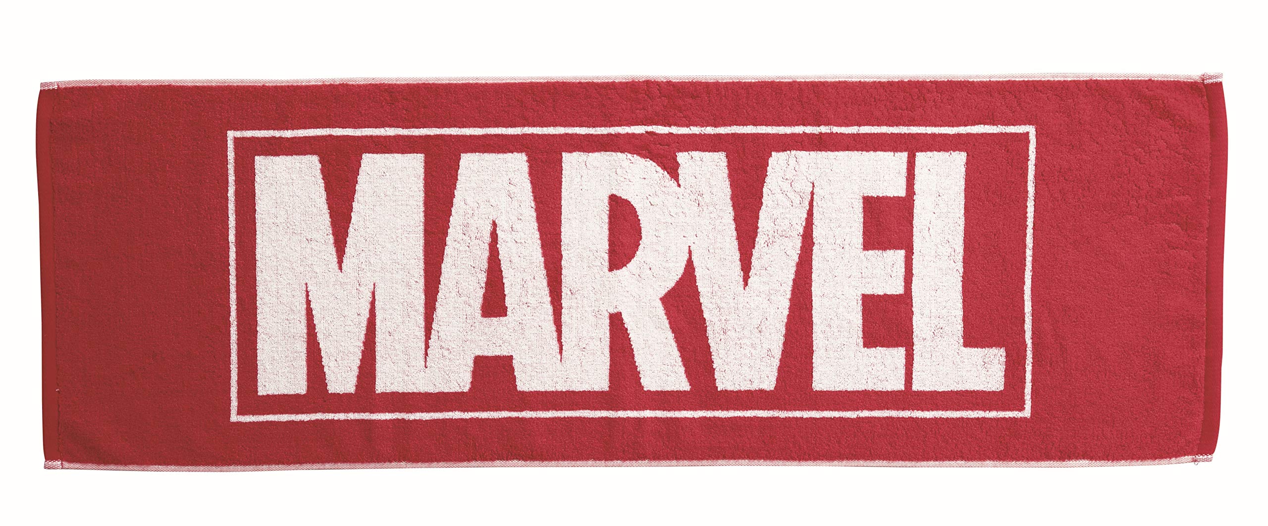 Marushin Sports Towel Marvel Logo 34 x 110cm Marvel Logo Red and White 2505012100
