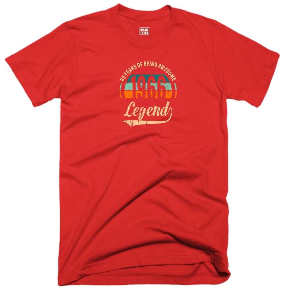60th Birthday Legend T Shirt 60 Years Awesome Vintage 1966 Funny Joke Gift Top