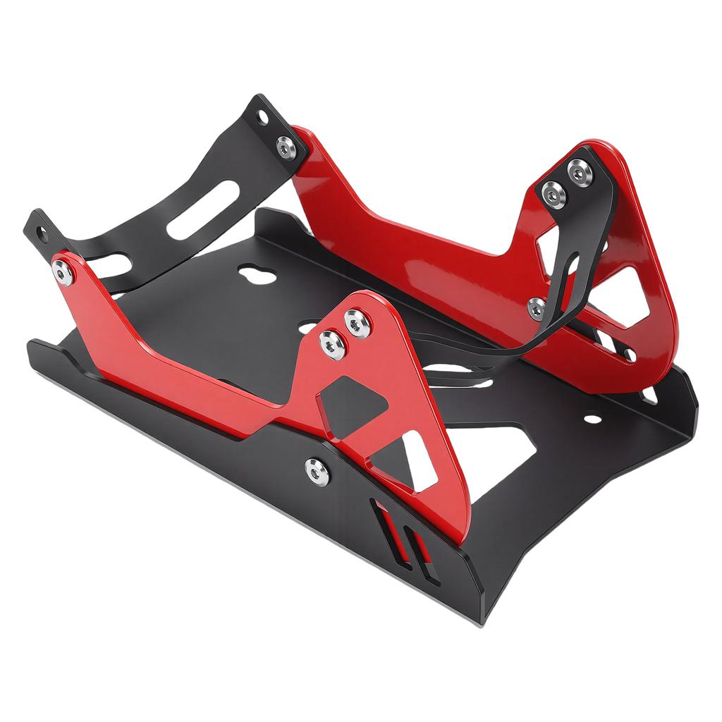 Motorcycle Wheel Chock 1800 Lbs Foldable Steel Front Wheel Stand for 8 21in Wheel Cruiser Sports Dirt Bikes Trailer