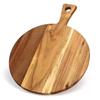 Acacia Wood Cutting Board Pizza Tray Round Cutting Board Attractive Design