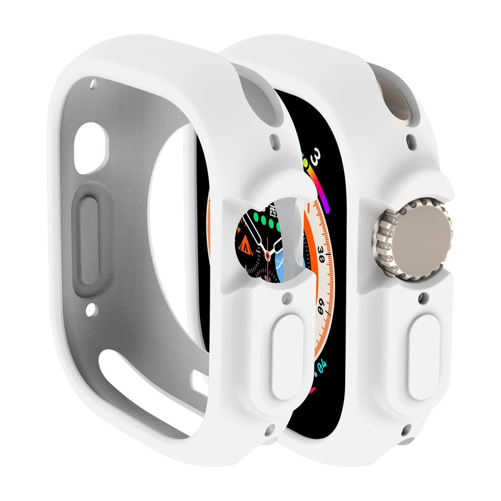 Candy Silicone Case for Apple Watch Ultra 2 49mm Cover 9 8 7 6 Se 5 4 45mm 42mm Protection Iwatch Series 44mm 40mm 41mm Bumper