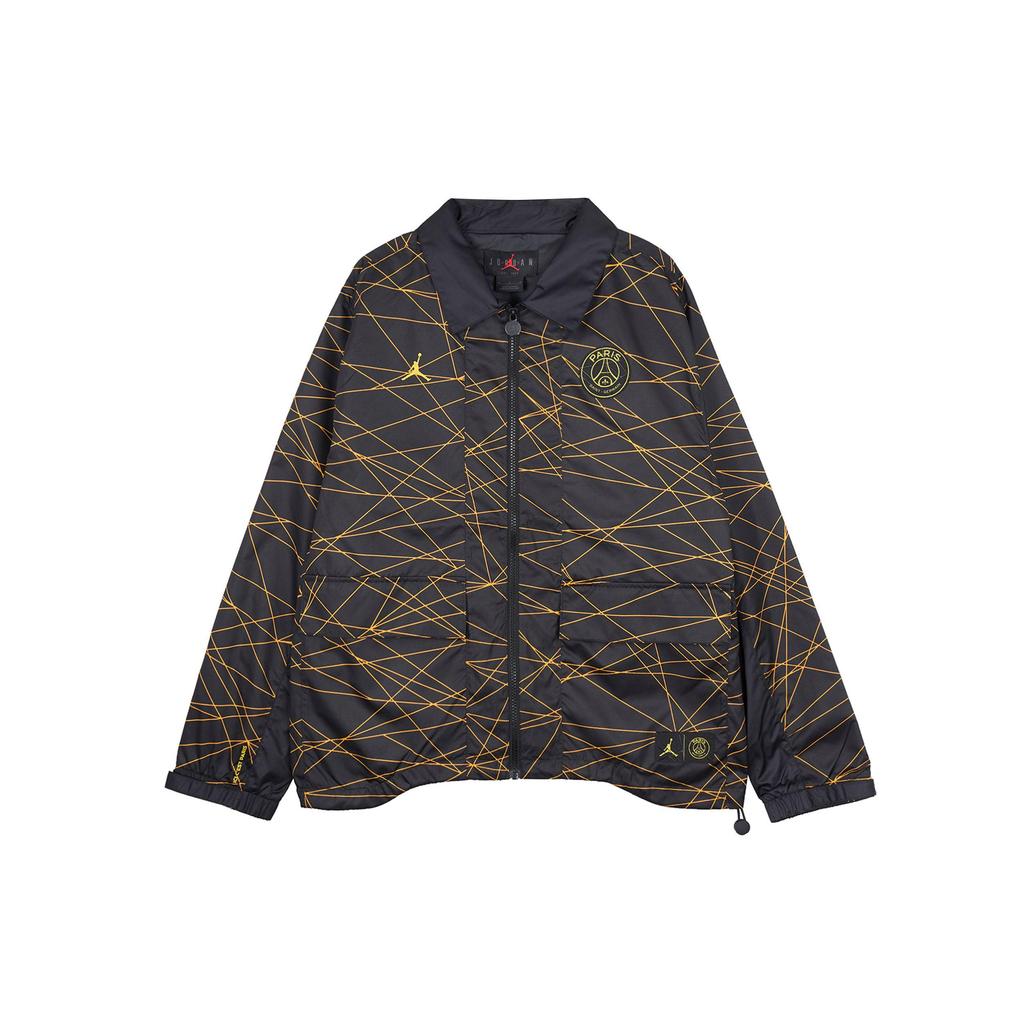 Jordan X PSG Anthem Jacke Schwarz/Tour Gelb DV0607-010