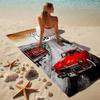 Toalla de Playa Route con Estampado Digital Elegante, Manta Absorbente de Secado Rápido para Playa, Piscina, Gimnasio, Viajes, Regalo de Navidad C9211844