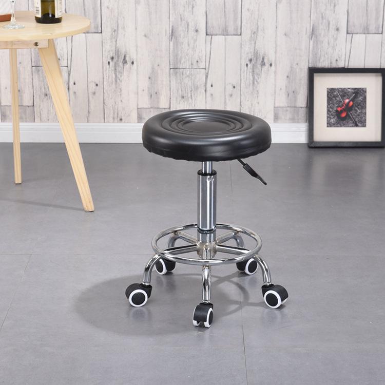 Adjustable Swivel Beauty Stool - Simple Lab & Bar Round Stool