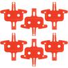 Bicycle Brake Pad Spacer Set of 6 Plastic Lightweight Durable