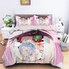 3D Printed Anime Re Zero Rem Ram Bedding Set Boys Girls Twin Queen Size Duvet Cover Pillowcase Bed Kids Adult Home Textileextile