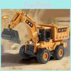 Inertia Bulldozer And Excavator Toy With Alloy Shovel For Kids Construction Play