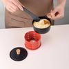 Antihaftbeschichteter Mini-Topf Käsegriller Buttererhitzer mit Schaufel Hitzeschutzgriff Käse-Raclette-Ofen Backen Schweizer Käseschmelzer