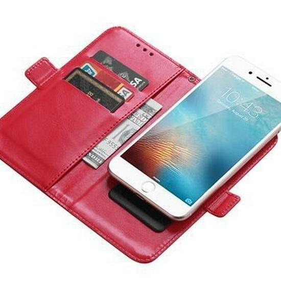 

**Versatile Leather Phone Case with Magnetic Flip Cover** 5.4-5.7 коричневый