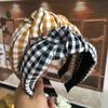 Classic Lattice Headband Academy Style Headwear Fashion Hair Ornament  Sports