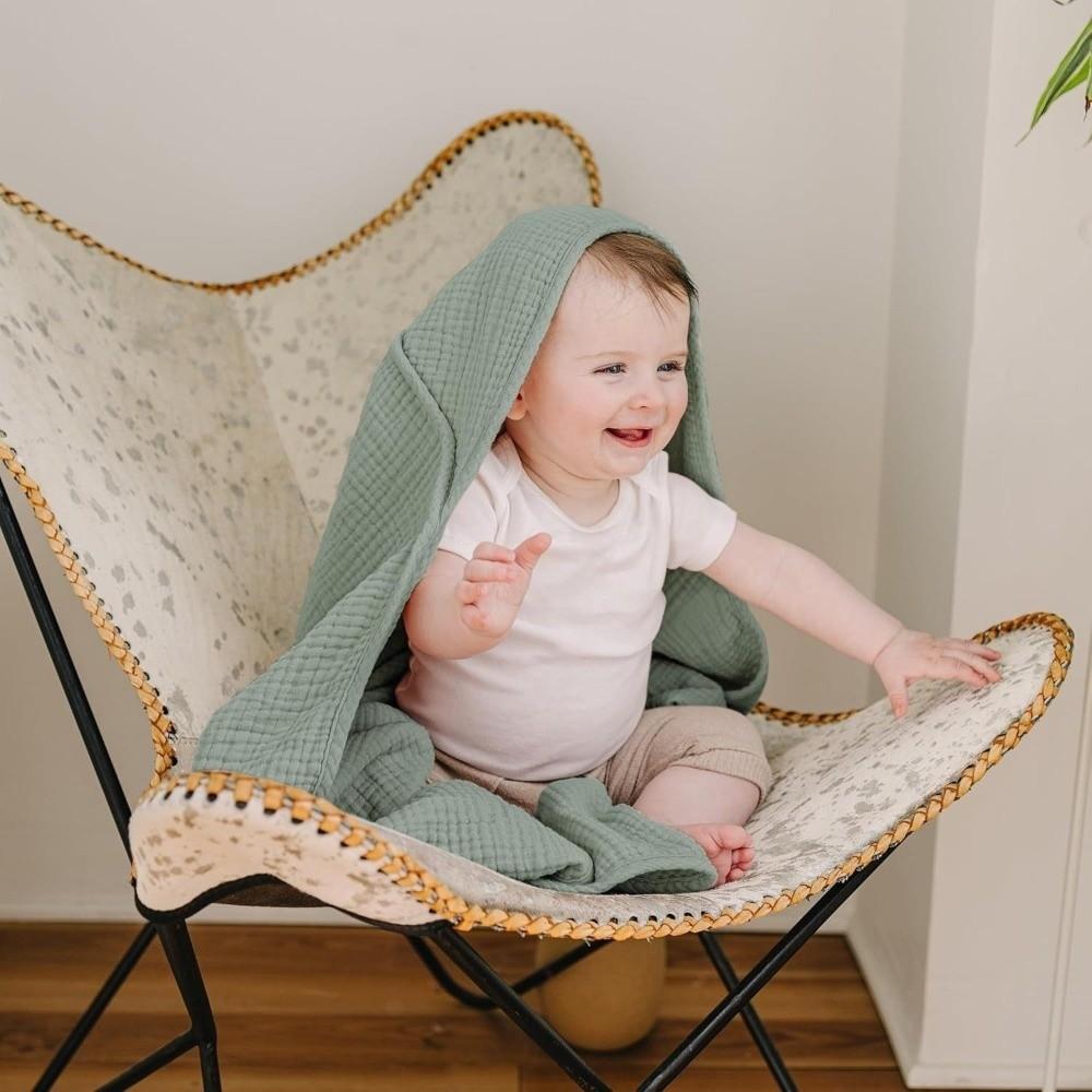 Comfortable with Hood Hooded Towels Cotton Water Absorption Bath Towel Breathable Ultra-Soft Wrap Blanket Babies