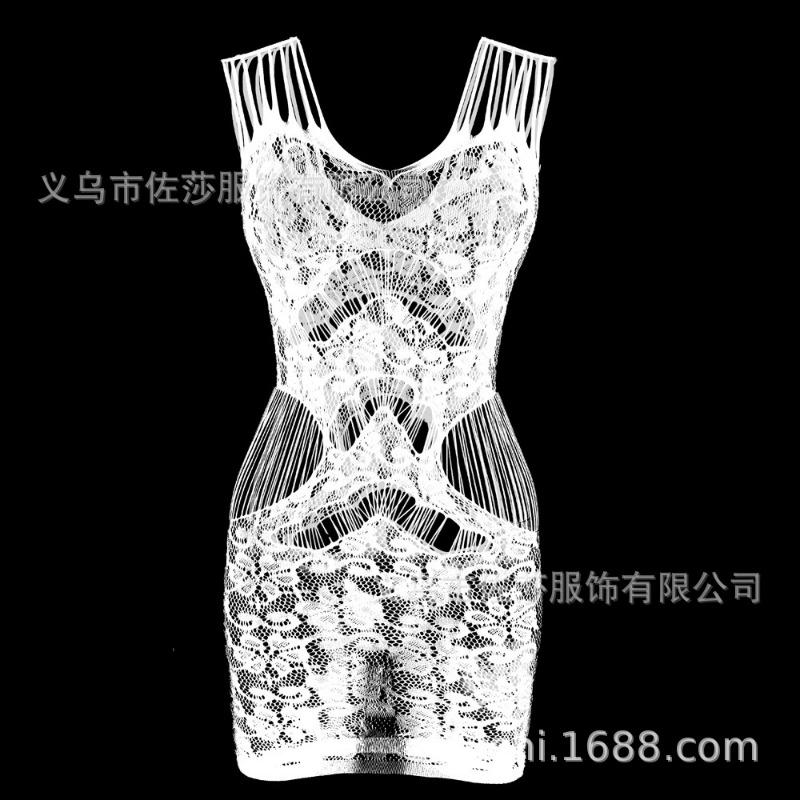Sex Clothes, Suspenders, Mesh Clothes, Tight Body, Hollow Hip Skirt, Large Size.