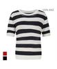 VANAKE Striped Short Sleeve Knit_Vb47Ktq301Z