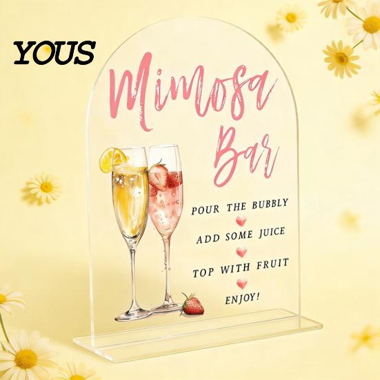 Table Number Plates Arch Wedding Numbers, 1-10 Place Cards with Stands, Holders Clear Acrylic Signs for Receptions, Parties, Anniversaries,
