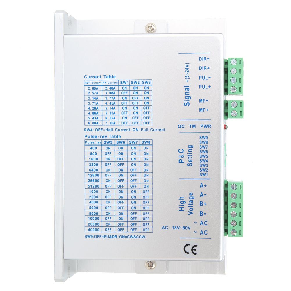 AC18 80V 86 Stepping Stepper Motor Driver for Engraving Machine Electronic Equipment