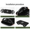 Premium Massage Roller Under Desk Footrest Comfortable Reinforced Leg Foot Rest Anti-slip Balance Board Rocking Footrest Home
