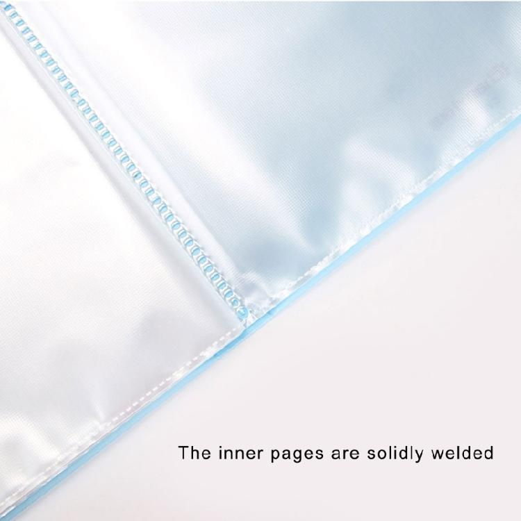 A 4 Clear Test Papers Organizers 80 Pages File Folder Large Capacity Storage Folder Document Bag