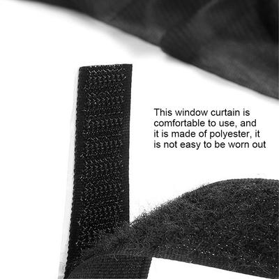2pcs Window Curtains Car Window Mesh Screens Sunscreen Drapes Automotive Accessories, Front Window