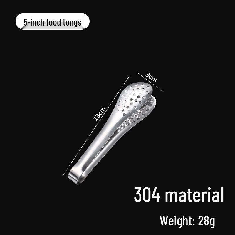 Heavy-Duty 304 Stainless Steel BBQ, Bread & Cake Tongs